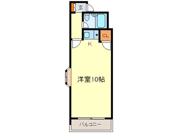 東洋マンションの物件間取画像